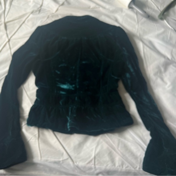 Necessary Objects fully lines velour jacket. XS. - Picture 2 of 3